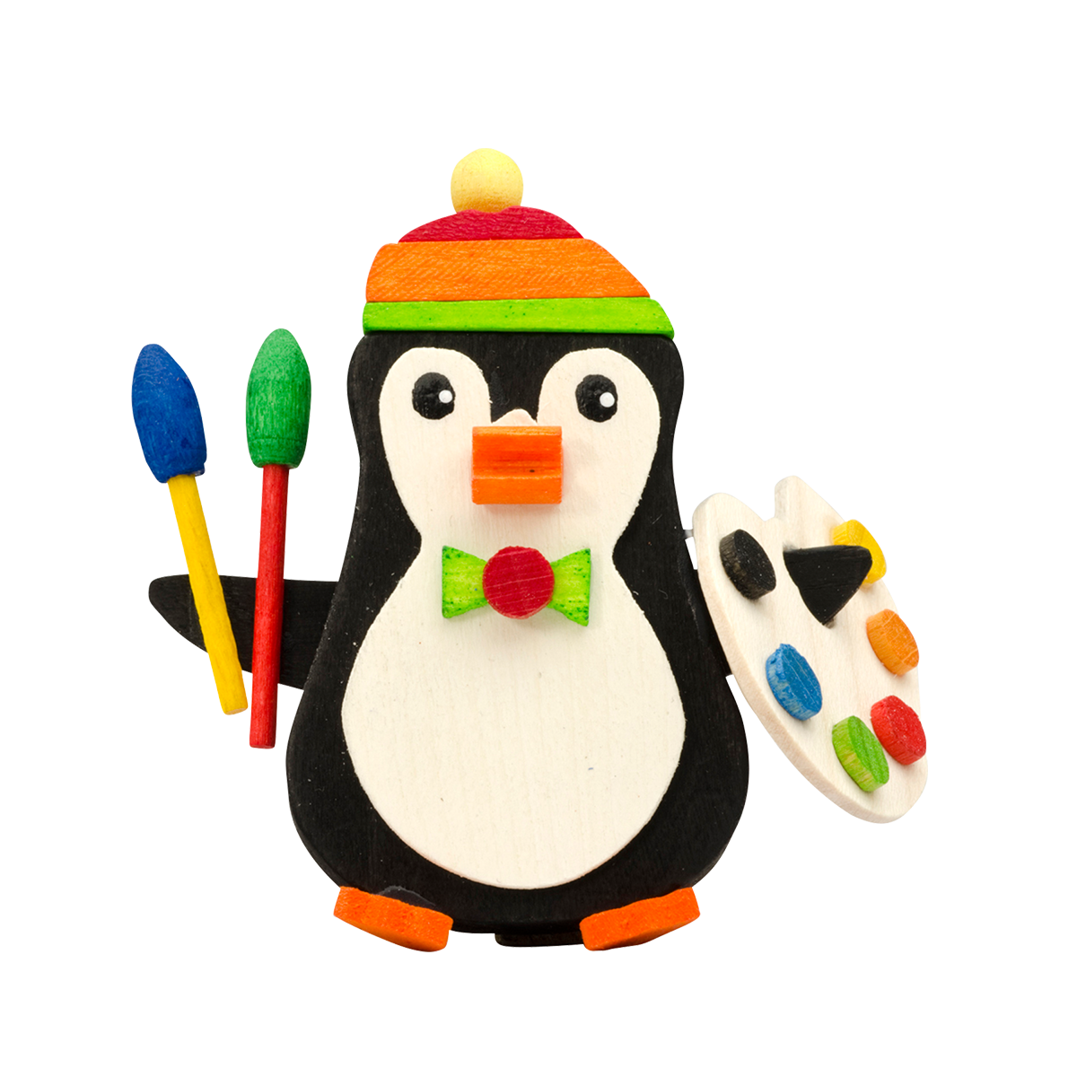 Penguin Artist - Christmas tree decoration